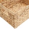 vidaXL Opbevaringskurve 3 pcs Naturfarvet 40 x 30 x 18 cm Vandhyacint