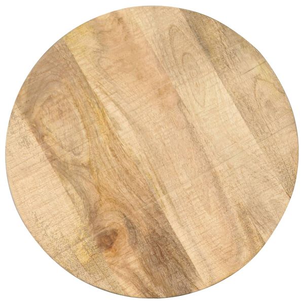 vidaXL sidebord 45 x (45-62) cm massivt mangotræ og støbejern