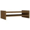 vidaXL sk&aelig;rmholder 50x27x15 cm massivt fyrretr&aelig; gyldenbrun