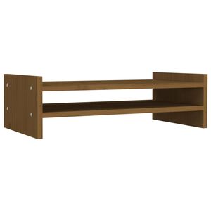 vidaXL sk&aelig;rmholder 50x27x15 cm massivt fyrretr&aelig; gyldenbrun