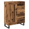 vidaXL Highboard Gammelt tr&aelig; 69,5 x 34 x 180 cm Konstrueret tr&aelig;