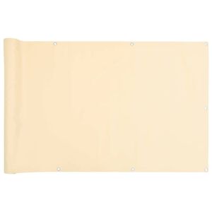 vidaXL altanafsk&aelig;rmning 300x120 cm PVC cremefarvet