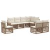vidaXL Havesofa S&aelig;t 8 stk. Beige polyrattan
