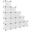 vidaXL kubeformede opbevaringskasser 15 stk. PP transparent