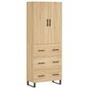 vidaXL h&oslash;jskab 69,5x34x180 cm konstrueret tr&aelig; sonoma-eg