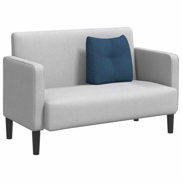 vidaXL Rygpude Bl&aring; 45 x 24 x 50 cm Stof