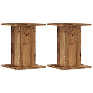 vidaXL plantestativer 2 stk. 30x30x40 cm konstrueret tr&aelig; antikt tr&aelig;