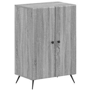 vidaXL Sko skab BREDA 59,5 x 39,5 x 90 cm Konstrueret tr&aelig; Gr&aring; Sonoma