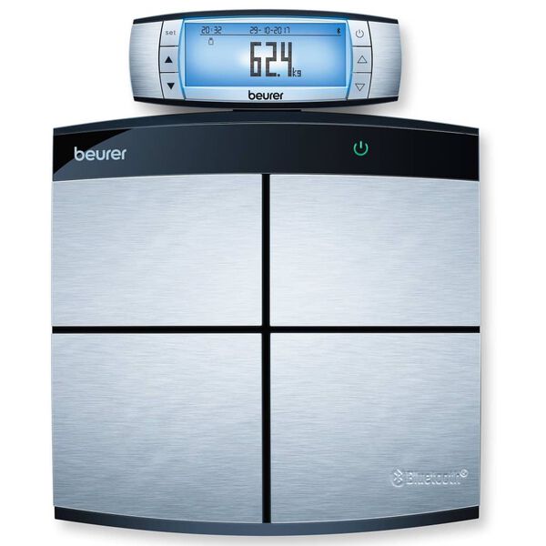 Beurer diagnostisk badev&aelig;gt BF 105 sort og s&oslash;lv