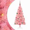 vidaXL Juletr&aelig; Lyser&oslash;d 150 cm PVC