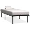vidaXL sengestel 100x200 cm metal sort