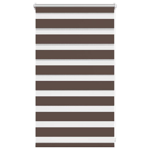 vidaXL zebragardin 50,9x100 cm stofbredde 46,7 cm kaffe