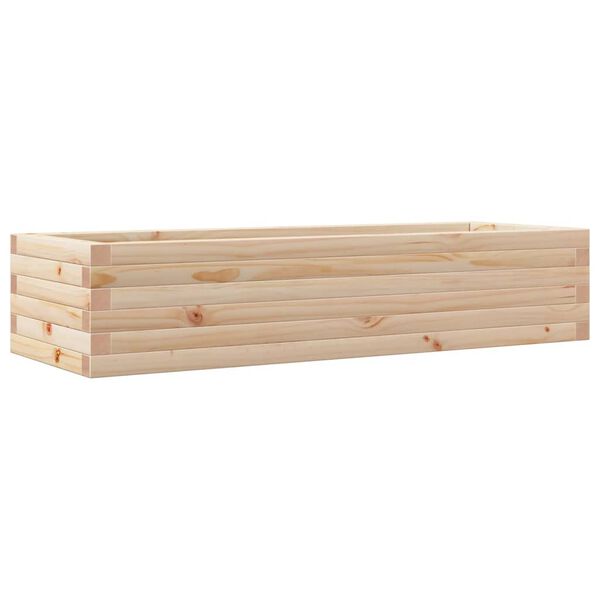 vidaXL plantekasse 110x40x23 cm massivt fyrretr&aelig;