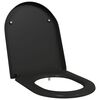 vidaXL Toilet s&aelig;de Sort 49 x 36 x 4 cm Duroplast