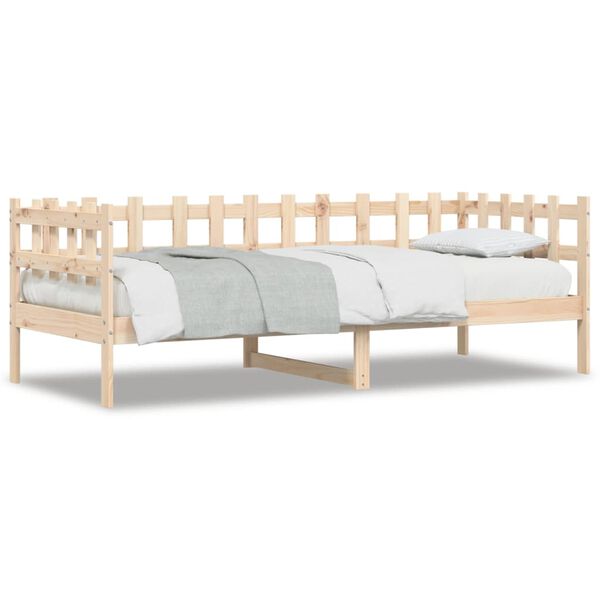 vidaXL daybed uden madras 80x200 cm massivt fyrretr&aelig;