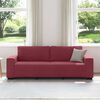 vidaXL 3-personers sofa 220x77x82 cm stof vinr&oslash;d