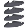 vidaXL Sv&aelig;vende hylde med hylde 4 pcs Antracit 18 x 18 x 2 cm