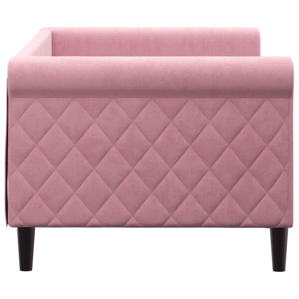 vidaXL daybed 80x200 cm velour pink