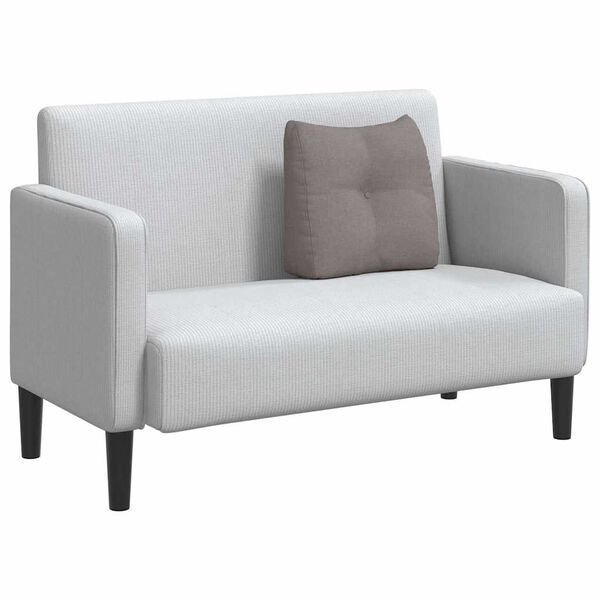 vidaXL Rygpude Gr&aring;brun 45 x 24 x 50 cm Stof