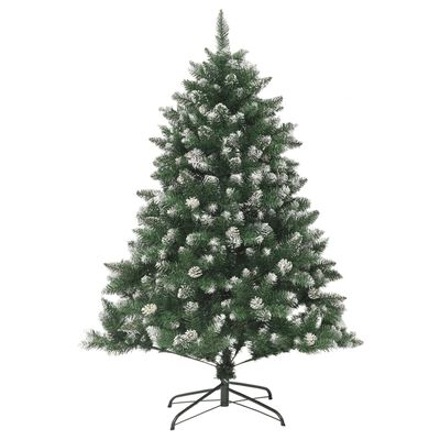 vidaXL kunstigt juletræ med juletræsfod 120 cm PVC