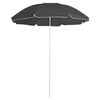 vidaXL parasol 180 cm st&aring;lstang antracitgr&aring;