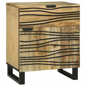 vidaXL Natskab Naturfarvet 50 x 33 x 60 cm Konstrueret tr&aelig;