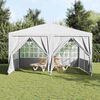 vidaXL Party Tent Hvid 400 x 400 x 266 cm Polyethylen