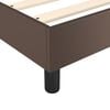 vidaXL Boxspring sengeramme 160x200 cm kunstl&aelig;der brun