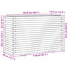 vidaXL plantekasse 110x40x72,5 cm massivt fyrretr&aelig; gyldenbrun