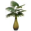 vidaXL kunstig palmeplante 9 blade 65 cm gr&oslash;n