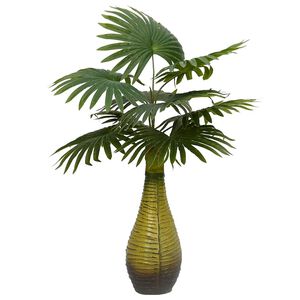 vidaXL kunstig palmeplante 9 blade 65 cm gr&oslash;n