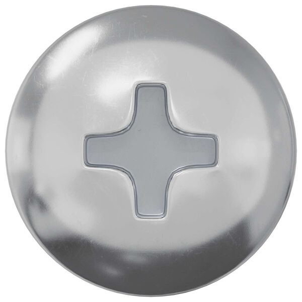 vidaXL Tr&aelig;skrue 12 pcs S&oslash;lv 9,8 x 53 mm St&aring;l