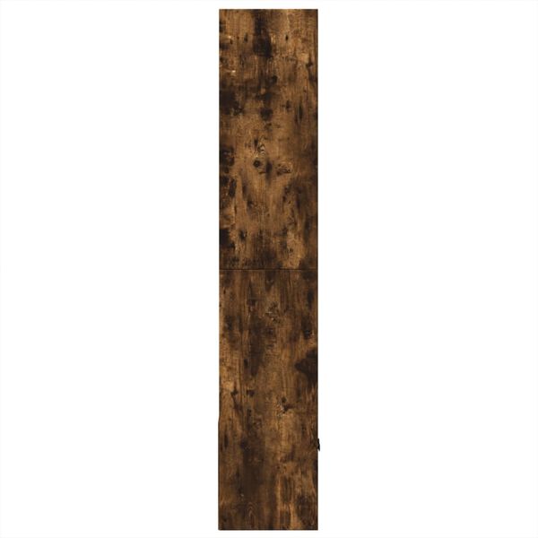 vidaXL bogreol 70x36x189 cm konstrueret træ røget egetræsfarve