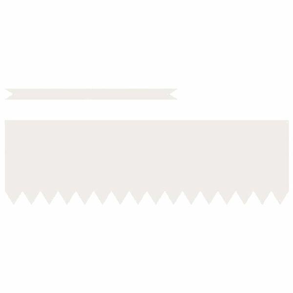 vidaXL Plænekant 30 pcs Hvid 100 x 0.05 x 20 cm Koldvalset Stål