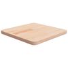 vidaXL firkantet bordplade 40x40x2,5 cm ubehandlet massivt egetr&aelig;