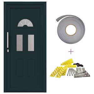 vidaXL hovedd&oslash;r 98x198 cm hvid