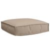 vidaXL Pude Oxford stof Gr&aring;brun 60 x 60 x 12 cm