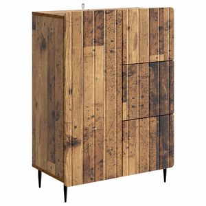 vidaXL Sideboard Gammelt tr&aelig; 66 x 34,5 x 91,5 cm Konstrueret tr&aelig;