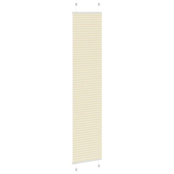 vidaXL Pliss&eacute;gardin fl&oslash;de 50x200 cm Stofbredde 49,4 cm Polyester