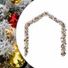 vidaXL juleguirlande med kugler og LED-lys 5 m PVC gr&oslash;n