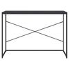 vidaXL computerbord 110x60x70 cm konstrueret tr&aelig; sort