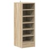 vidaXL skoreol 31,5x35x90 cm konstrueret tr&aelig; sonoma-eg