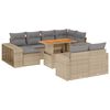 vidaXL sofas&aelig;t til haven 11 dele med hynder polyrattan beige