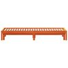 vidaXL daybed med udtræk 80x200 cm massivt fyrretræ gyldenbrun