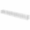 vidaXL gabion-h&oslash;jbed 450x50x50 cm galvaniseret st&aring;l