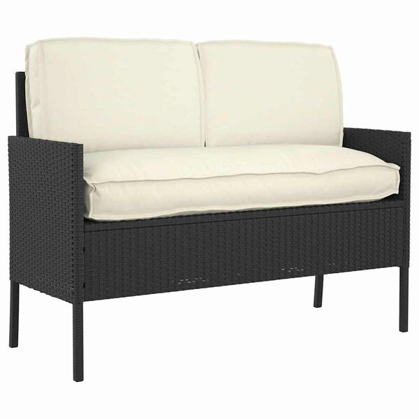 vidaXL Palle Pudes&aelig;t med pude 3 pcs Creme 120 x 60 x 12 cm Oxford stof