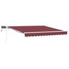 vidaXL Udtr&aelig;kkelig markise Bordeaux 300 x 250 cm Stof og aluminium