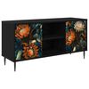 vidaXL TV-skab LOCHEM 102 x 33 x 51 cm Sort eg Konstrueret tr&aelig;