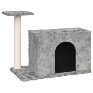 vidaXL kradsetr&aelig; med sisalstolpe 51 cm lysegr&aring;