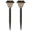 Luxform soldrevet LED-havelampe AYR Kodiak 2 stk.